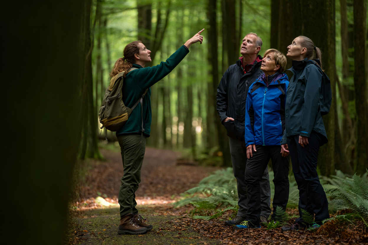 Das WaldWege-Team in den Wäldern Deutschlands